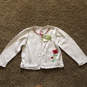NWTs Vintage Gymboree Poppy cardigan/sweater Size Large-5